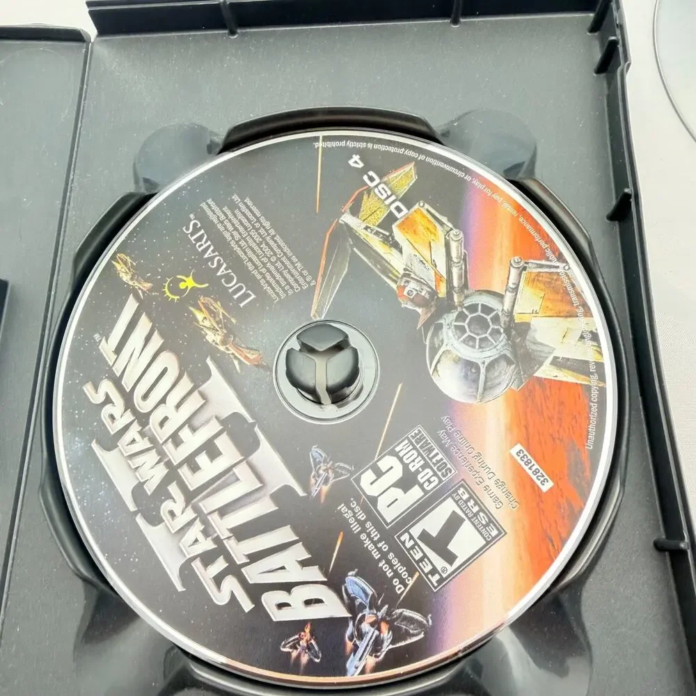 Star Wars: Battlefront II (PC, 2005) CD Rom without manual mint